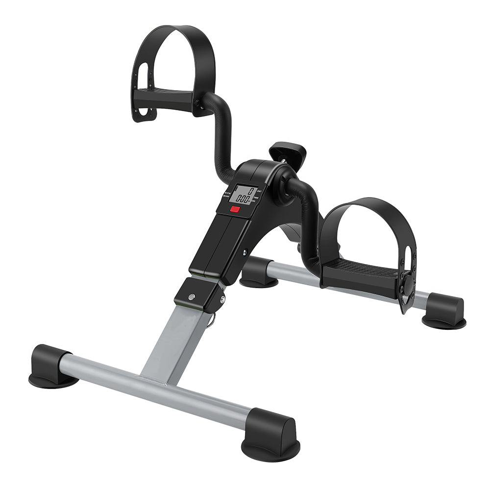 Folding Pedal Exerciser Mini Under Desk Bike with LCD Display