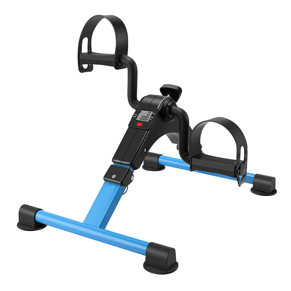 Folding Pedal Exerciser Mini Under Desk Bike with LCD Display