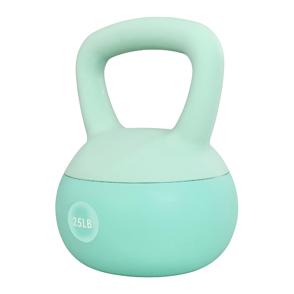 Vinyl Kettlebell with Shock Proof Base and Color Coded Design