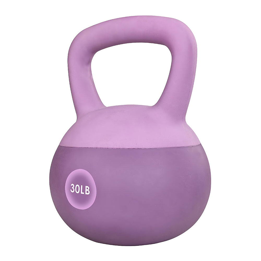 Vinyl Kettlebell with Shock Proof Base and Color Coded Design