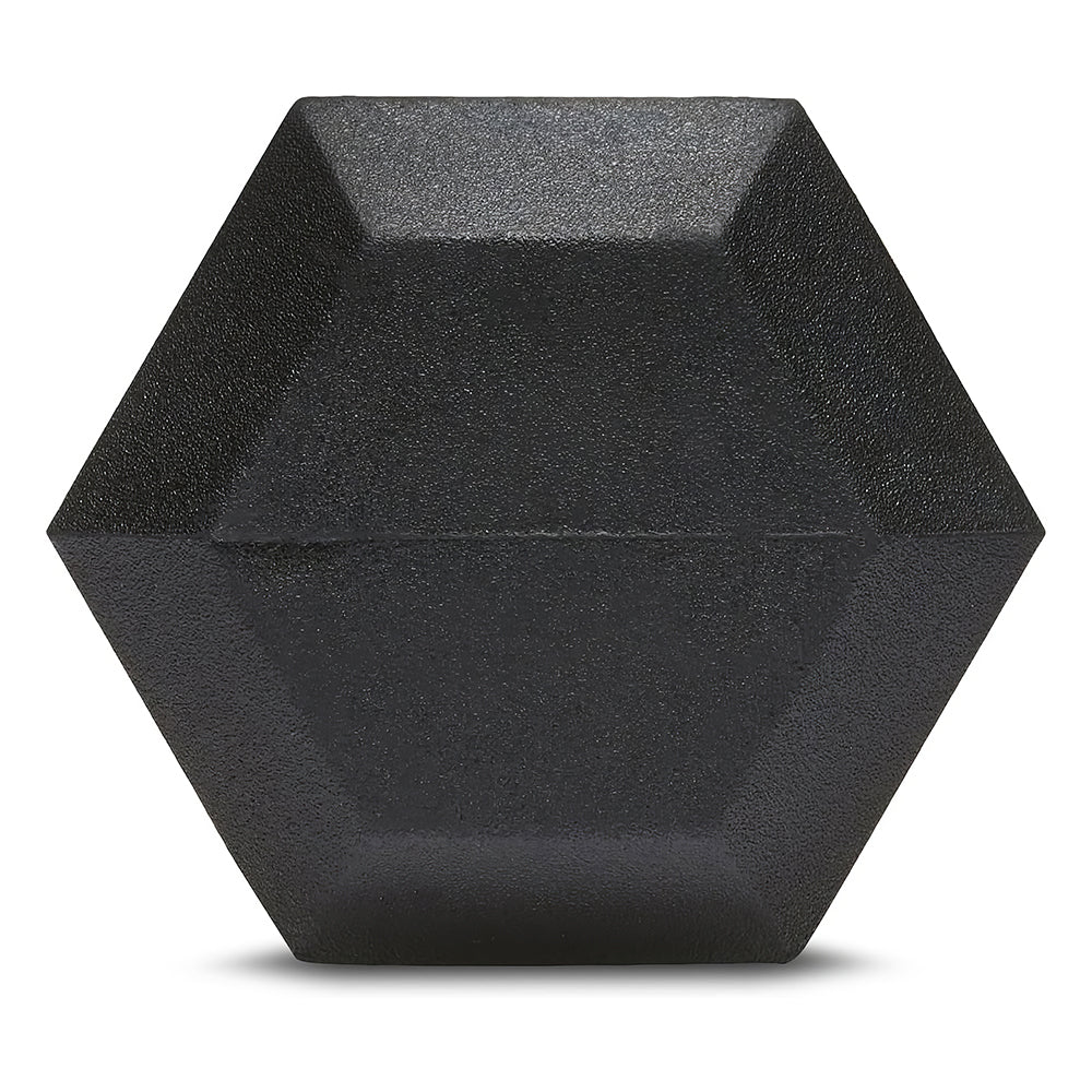30 Pound Hex Dumbbell with Rubber Coated Ends and Grip Handle