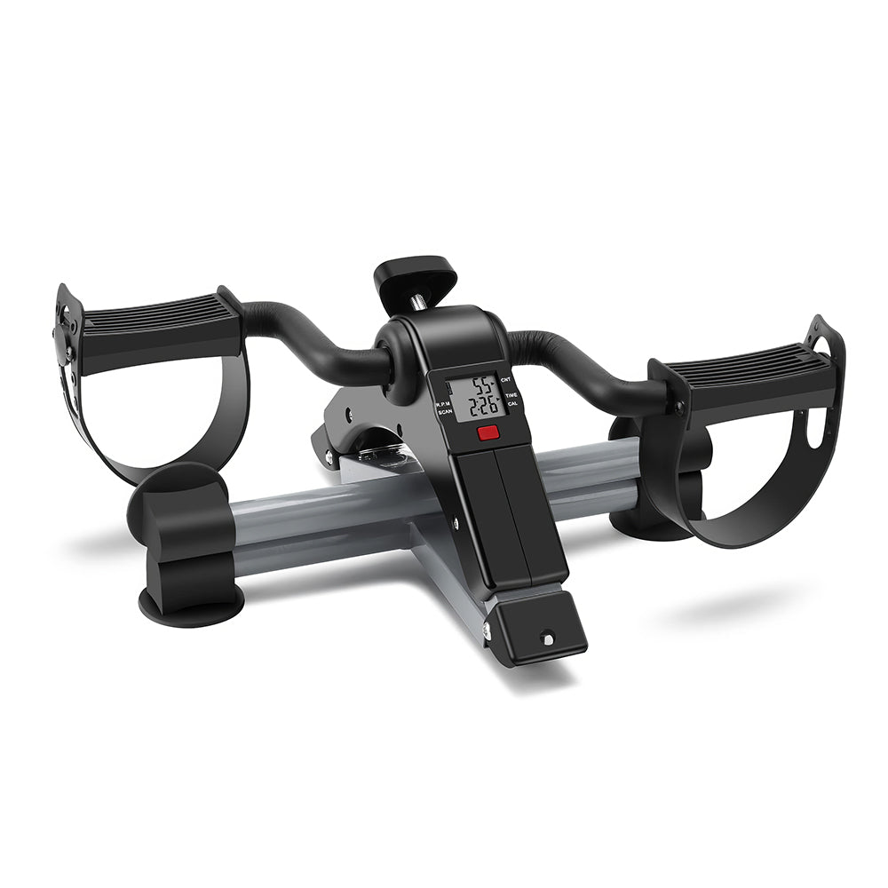 Folding Pedal Exerciser Mini Under Desk Bike with LCD Display
