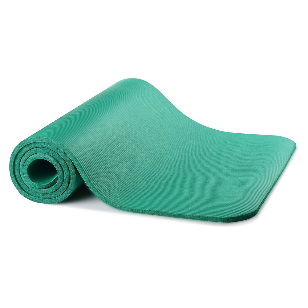 Extra Thick 12mm Yoga Mat with Strap for Home and Studio Use