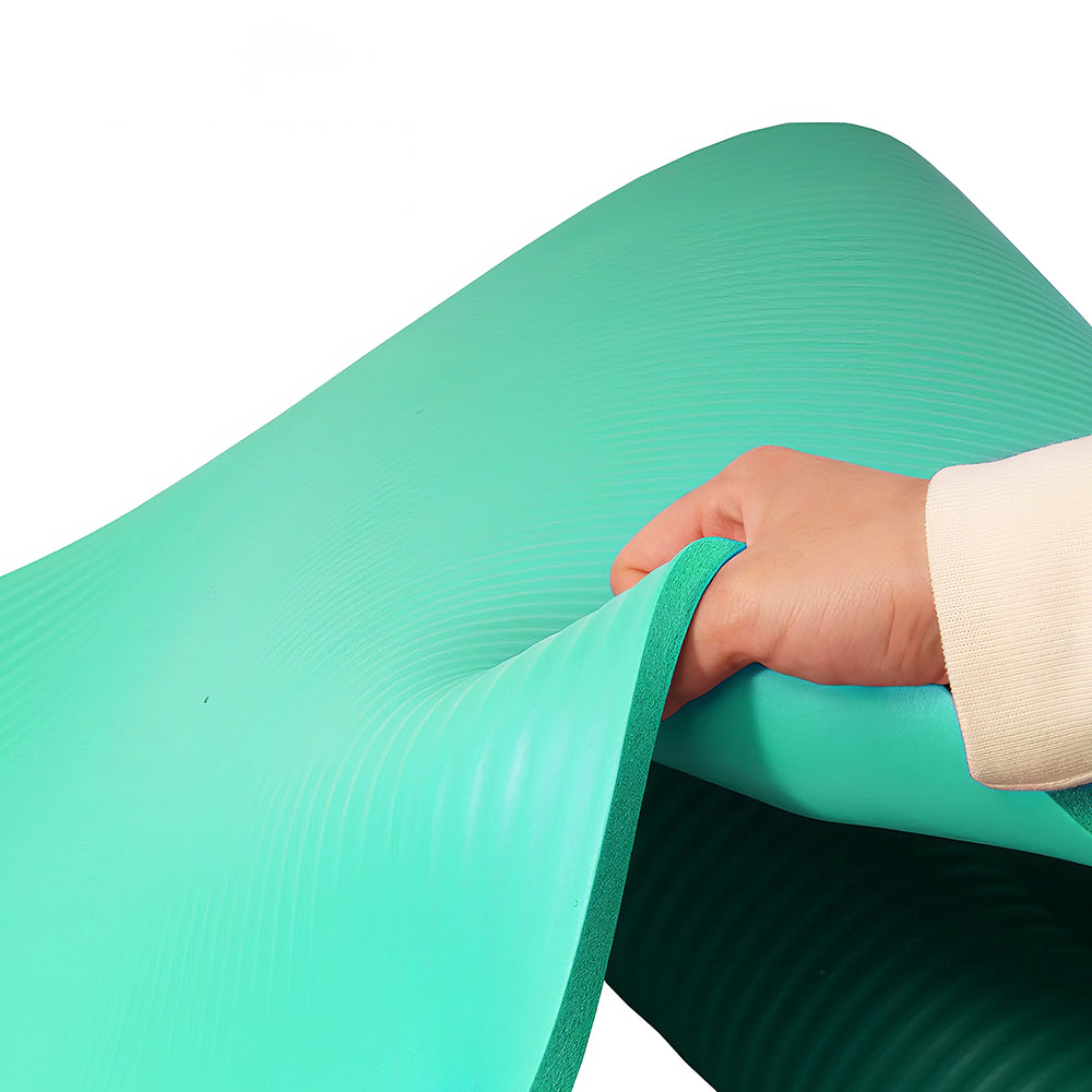 Extra Thick 12mm Yoga Mat with Strap for Home and Studio Use