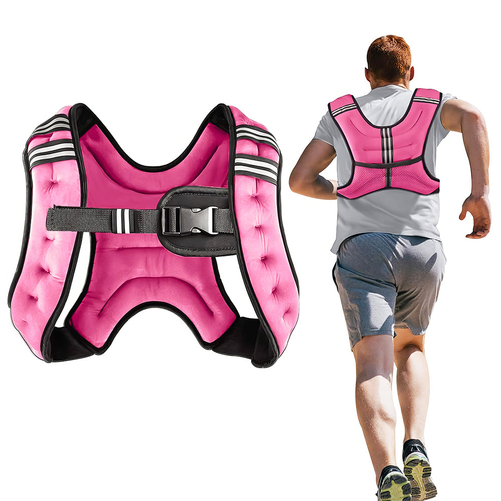 12 lb Weighted Vest for Running and Training with Iron Pellets