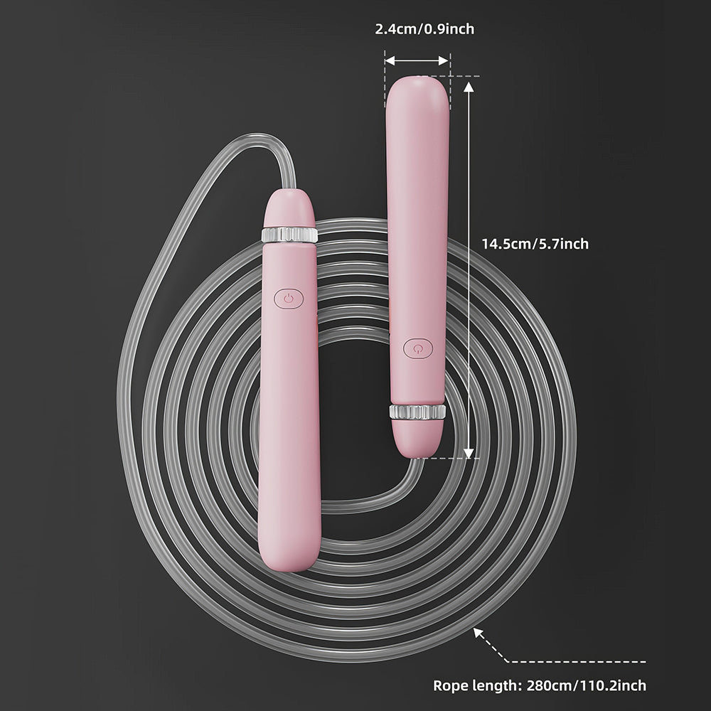 LED Light Up Jump Rope Adjustable Rechargeable for Fitness and Workout