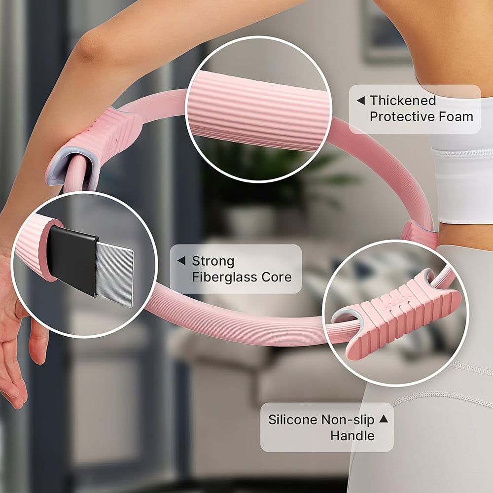 15 Inch Pilates Ring for Women Core Thigh and Arm Workouts